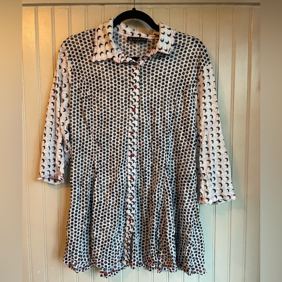 carine Tops - Carine Women’s snap blouse XL